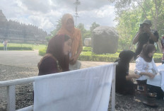Lestarikan Batik, 200 Peserta Ramaikan Lomba Mencanting di Candi Borobudur