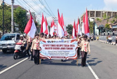 43 Pramuka SMKN 3 Magelang Kawal Estafet Tunas Kelapa 2026