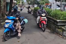 Cara Unik Polisi Magelang Tangani Pelanggar Jalur Lambat, Ajak Hormat Hingga Les Privat Rambu
