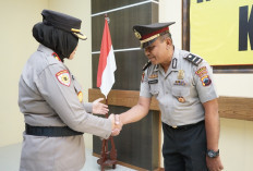 Jelang Purna Tugas, Ipda Supangkat Raih Kenaikan Pangkat Pengabdian di Magelang