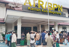 Warga Sambeng Borobudur Geruduk BPN Magelang, Bongkar Dugaan Pemalsuan Izin Tambang