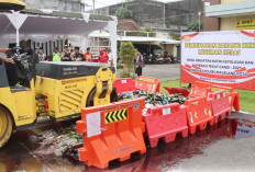 Polres Magelang Kota Musnahkan 754 Botol Miras Jelang Natal dan Tahun Baru 2026