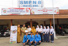 SMP Negeri 8 Magelang Salurkan Donasi Spenapan Peduli untuk Korban Bencana Sumatera