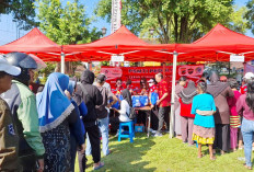 PSMTI Kota Magelang Gelar Tebus Murah Sembako Rp50 Ribu di Alun-alun