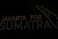 Kota Tua Adakan Pertunjukan Drone 'Jakarta For Sumatra' di Malam Tahun Baru 2026, Netizen: Respect!
