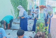 SMPN 10 Magelang Sulap Lahan Pasif Jadi Kebun Produktif lewat Pak Purba Makan Ketan