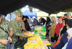 Sambut HUT ke-81 TNI, Kodim dan Yonarmed 11 Sediakan Sembako Murah untuk Warga Magelang